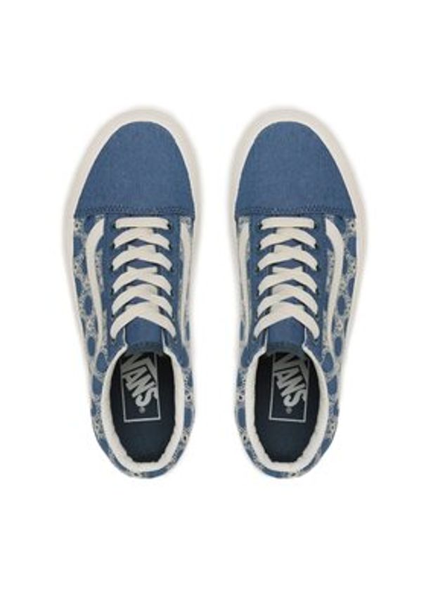 Vans Tenisówki Old Skool Stac VN0A7Q5MBLU1 Niebieski. Kolor: niebieski. Materiał: materiał