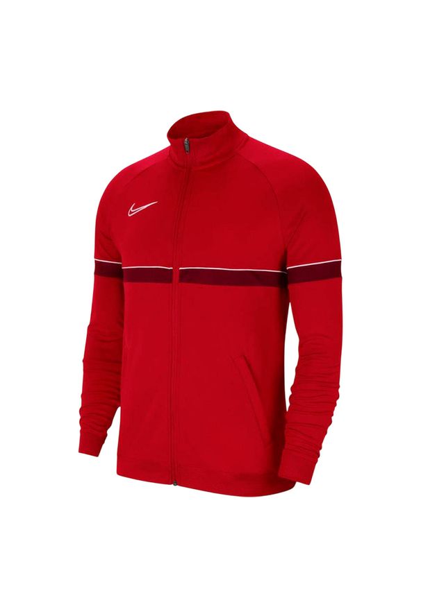 Nike - Męska Bluza Academy 21 DriFIT. Kolor: czerwony