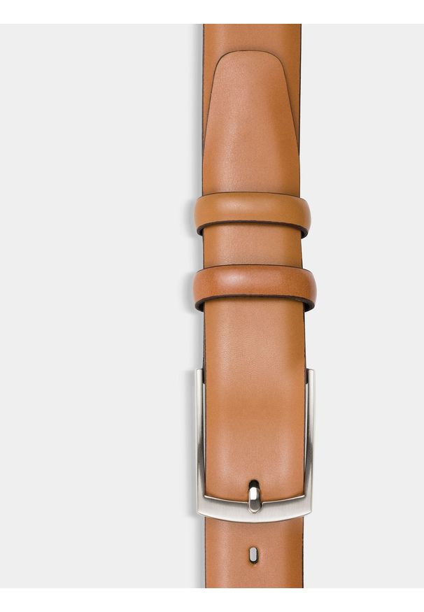 Pako Lorente - PAKO LORENTE – Pasek męski PLM-PX-776-Y. Materiał: skóra. Styl: elegancki, klasyczny