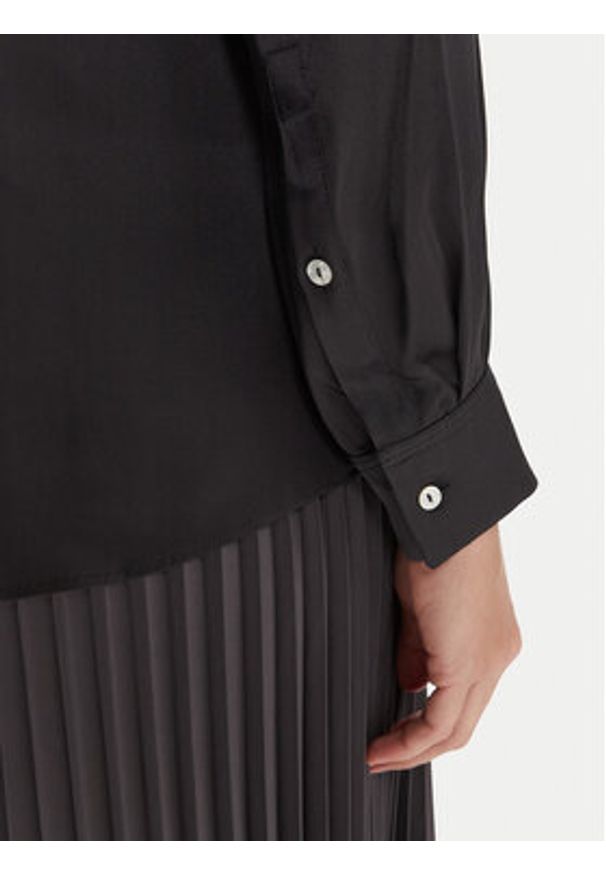 Marella Koszula Bunny 2523116015 Szary Regular Fit. Kolor: szary. Materiał: acetat