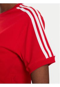 Adidas - adidas T-Shirt 3-Stripes IR8050 Czerwony Regular Fit. Kolor: czerwony. Materiał: bawełna #5