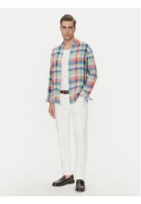 TOMMY HILFIGER - Tommy Hilfiger Koszula Summer Madras MW0MW39166 Kolorowy Regular Fit. Materiał: len. Wzór: kolorowy #3