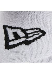 New Era Zestaw 3 par niskich skarpet unisex Flag Sneaker Sock 13113638 Biały. Kolor: biały. Materiał: bawełna, materiał