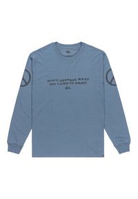 Quiksilver Longsleeve Ev Cold Ways EQYZT08190 Niebieski Regular Fit. Kolor: niebieski. Materiał: bawełna. Długość rękawa: długi rękaw #8