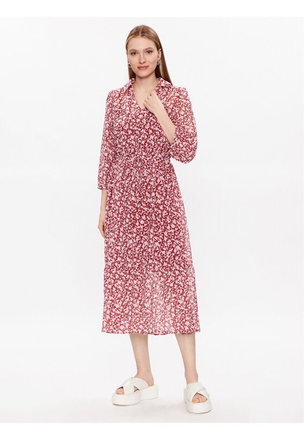 Moss Copenhagen Sukienka koszulowa Marlea 17276 Różowy Regular Fit. Kolor: różowy. Materiał: syntetyk. Typ sukienki: koszulowe
