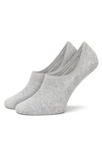 Calvin Klein Zestaw 2 par stopek damskich 701228801 Szary. Kolor: szary. Materiał: materiał, bawełna #4