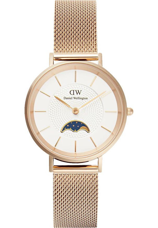 Zegarek Daniel Wellington Zegarek damski Daniel Wellington DW00100773 różowe złoto. Kolor: wielokolorowy, różowy, złoty