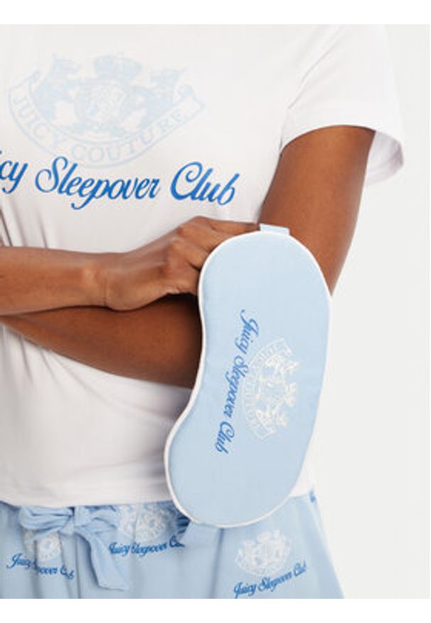 Juicy Couture Piżama Sleepover Club JCLPJ225501 Błękitny Regular Fit. Kolor: niebieski. Materiał: syntetyk