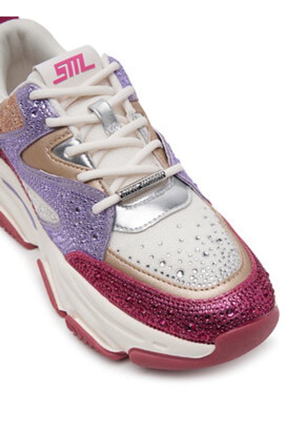 Steve Madden Sneakersy Privy SM19000082 Różowy. Kolor: różowy. Materiał: materiał