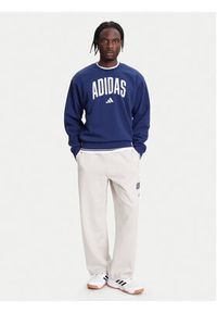 Adidas - adidas Bluza Collegiate JM1734 Niebieski Regular Fit. Kolor: niebieski. Materiał: bawełna #3