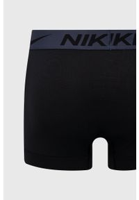 Nike Bokserki (3-pack) męskie kolor czarny. Kolor: czarny. Materiał: tkanina, skóra, włókno #3
