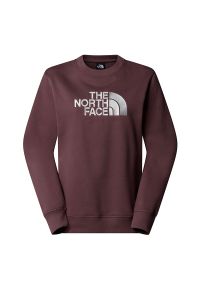 Bluza damska The North Face Drew Peak 0A89EFFAI1 - brązowa. Kolor: brązowy. Materiał: bawełna, poliester. Styl: klasyczny. Sport: wspinaczka #1