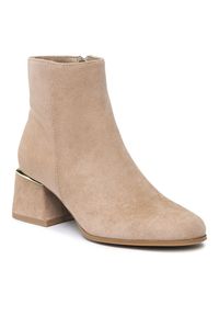 Botki Jenny Fairy. Kolor: beżowy #1