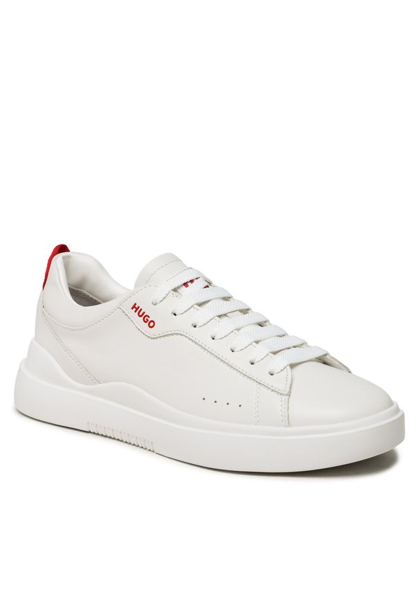 Sneakersy Hugo 50493130 White 100. Kolor: biały