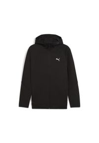 Puma - Męska bluza Evostripe z kapturem PUMA Black. Typ kołnierza: kaptur. Kolor: czarny. Sport: bieganie