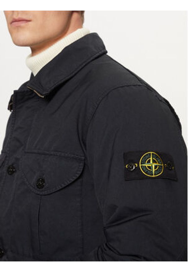 Stone Island Kurtka przejściowa 811541749 Granatowy Regular Fit. Kolor: niebieski. Materiał: syntetyk