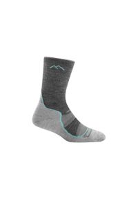DARN TOUGH - Damskie skarpety Light Hiker Lightweight Cushion Micro Crew Women. Kolor: szary. Materiał: wełna. Sport: outdoor