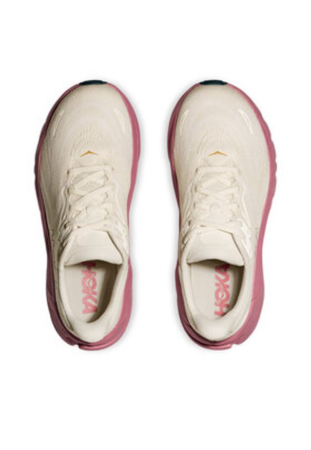 HOKA - Hoka Buty do biegania Arahi 8 1168691 Écru. Kolor: kremowy. Materiał: materiał