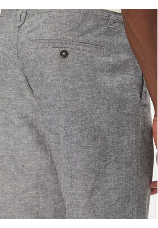 Tom Tailor Szorty materiałowe 1044712 Szary Slim Fit. Kolor: szary. Materiał: bawełna