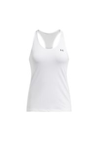 Damski tank top Under Armour HeatGear® Racer. Kolor: czarny, biały, wielokolorowy. Materiał: materiał. Sport: fitness #1