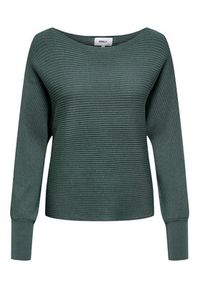 only - ONLY Sweter Adaline 15226298 Zielony Relaxed Fit. Kolor: zielony. Materiał: wiskoza #3