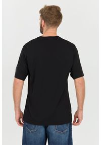 Dolce and Gabbana - DOLCE & GABBANA Czarny męski bawełniany t-shirt, Rozmiar 52. Kolor: czarny. Materiał: bawełna #4