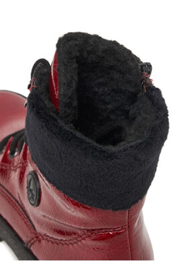 Rieker Trzewiki CEO-Y0220-33 Czerwony. Kolor: czerwony. Materiał: syntetyk, materiał