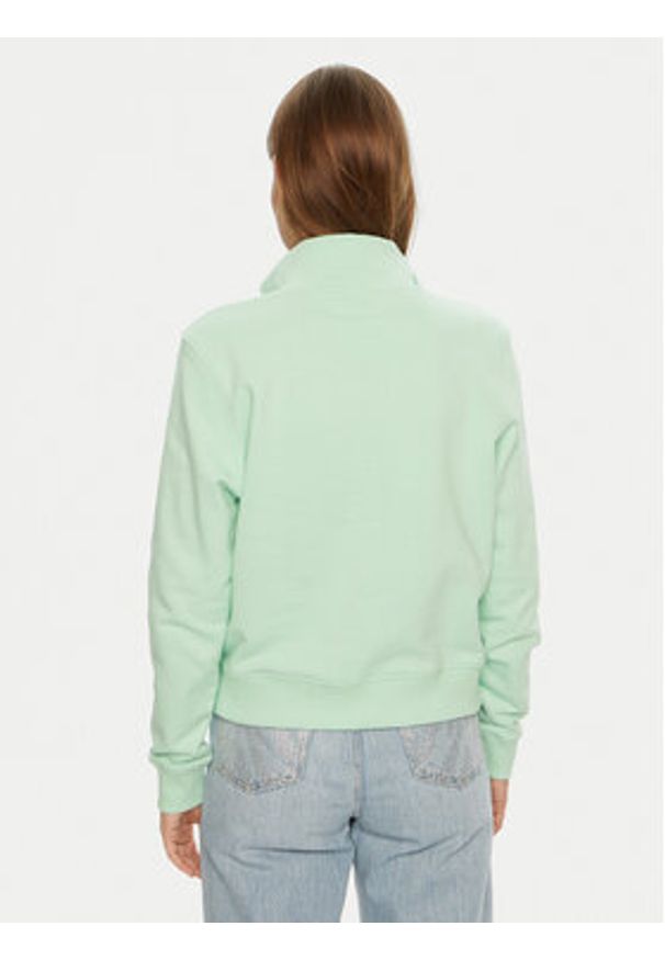 Guess Jeans Bluza W5RQ25 K68I4 Zielony Regular Fit. Kolor: zielony. Materiał: bawełna
