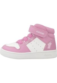 Geox - Buty GEOX B ECLYPER GIRL Rose. Kolor: różowy. Materiał: syntetyk, tkanina. Sport: turystyka piesza