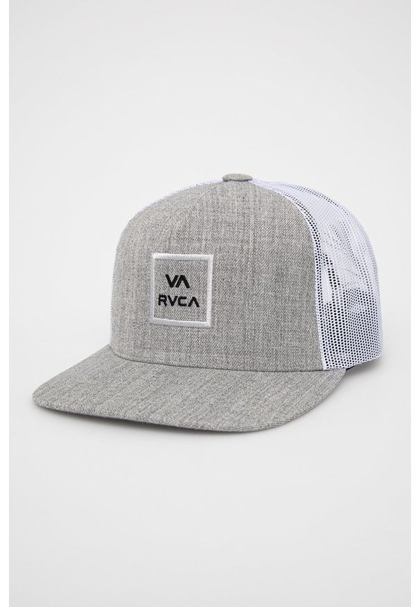 RVCA czapka z domieszką wełny kolor szary. Kolor: szary. Materiał: wełna