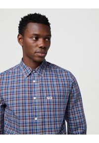 Wrangler - MESKA KOSZULA WRANGLER 1 PKT POPLIN SHIRT DARK BLUE 112371403 #4