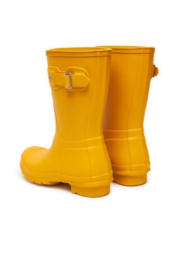 Hunter Kalosze Original Short WFS1000RMA Żółty. Kolor: żółty. Materiał: kauczuk