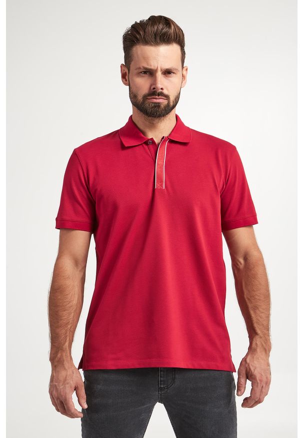 Alexander McQueen - Polo męskie ALEXANDER MCQUEEN. Typ kołnierza: polo