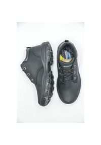 skechers - Buty Skechers Knowlson Ramhur, Mężczyźni. Kolor: czarny. Materiał: materiał, skóra