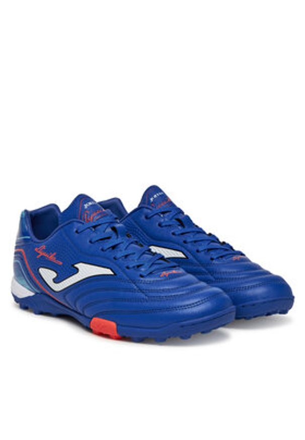Joma Buty do piłki nożnej Aguila 2504 AGUS2504TF Niebieski. Kolor: niebieski. Materiał: skóra
