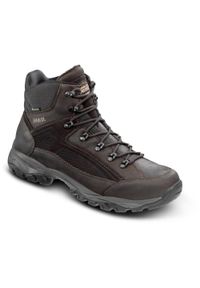 Buty trekkingowe męskie MEINDL Baltimore GTX z membraną Gore-tex. Kolor: brązowy. Technologia: Gore-Tex. Sport: turystyka piesza