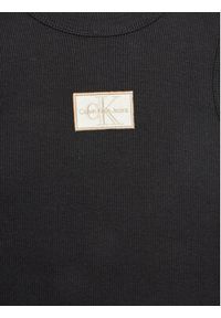 Calvin Klein Jeans Sukienka codzienna IG0IG01972 Czarny Regular Fit. Okazja: na co dzień. Kolor: czarny. Materiał: bawełna. Typ sukienki: proste. Styl: casual #2