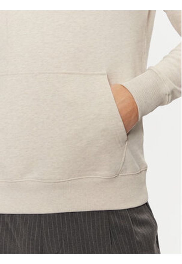 TOMMY HILFIGER - Tommy Hilfiger Bluza Essential MW0MW37235 Beżowy Regular Fit. Kolor: beżowy. Materiał: bawełna