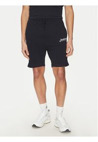 Jack & Jones - Jack&Jones Komplet t-shirt i szorty sportowe Beau 12277466 Granatowy Relaxed Fit. Kolor: niebieski. Materiał: bawełna. Styl: sportowy #6