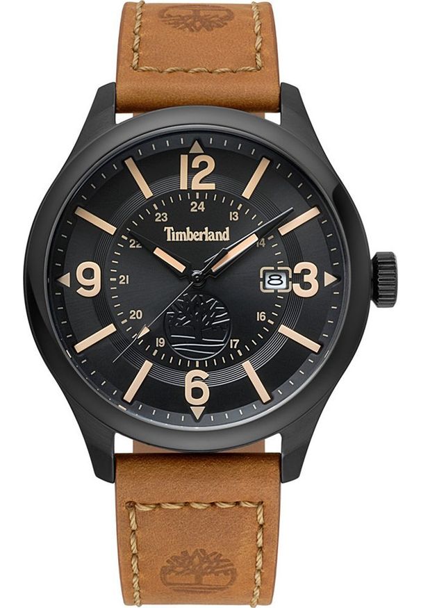 Zegarek Timberland Zegarek męski Timberland TBL.14645JYB-02 brązowy. Kolor: brązowy