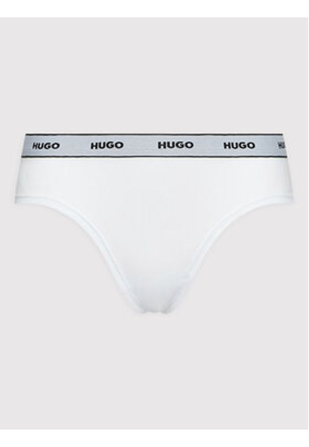 Hugo Komplet 3 par fig klasycznych 50469657 Biały. Kolor: biały. Materiał: bawełna