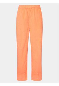 AMERICAN VINTAGE - American Vintage Spodnie materiałowe Padow PADO137E24 Pomarańczowy Relaxed Fit. Kolor: pomarańczowy. Materiał: bawełna. Styl: vintage