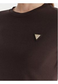 Guess T-Shirt V6RI17 KD741 Brązowy Regular Fit. Kolor: brązowy. Materiał: bawełna #4