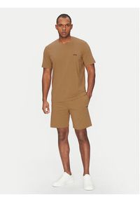 BOSS T-Shirt Mix&Match 50515312 Beżowy Regular Fit. Kolor: beżowy. Materiał: bawełna #4