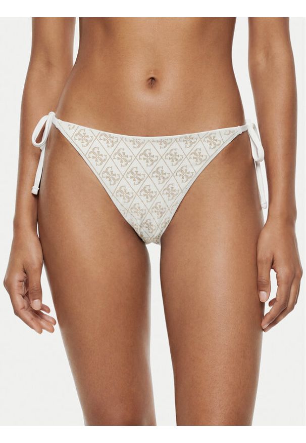 Guess Dół od bikini E6GO15 KCUO2 Biały. Kolor: biały. Materiał: syntetyk