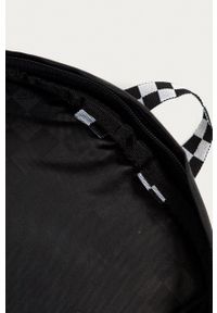 Vans Plecak damski kolor czarny duży z nadrukiem. Kolor: czarny. Wzór: nadruk #2