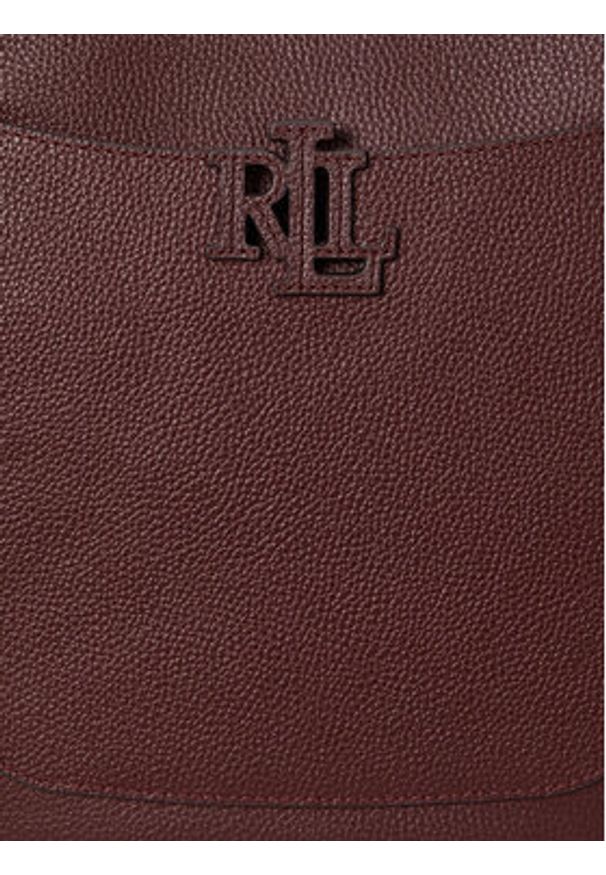 Lauren Ralph Lauren - LAUREN RALPH LAUREN Torebka 431970152011 Bordowy. Kolor: czerwony. Materiał: skórzane