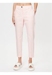 BOSS - Boss Spodnie materiałowe Tachinoa 50490057 Różowy Regular Fit. Kolor: różowy. Materiał: bawełna