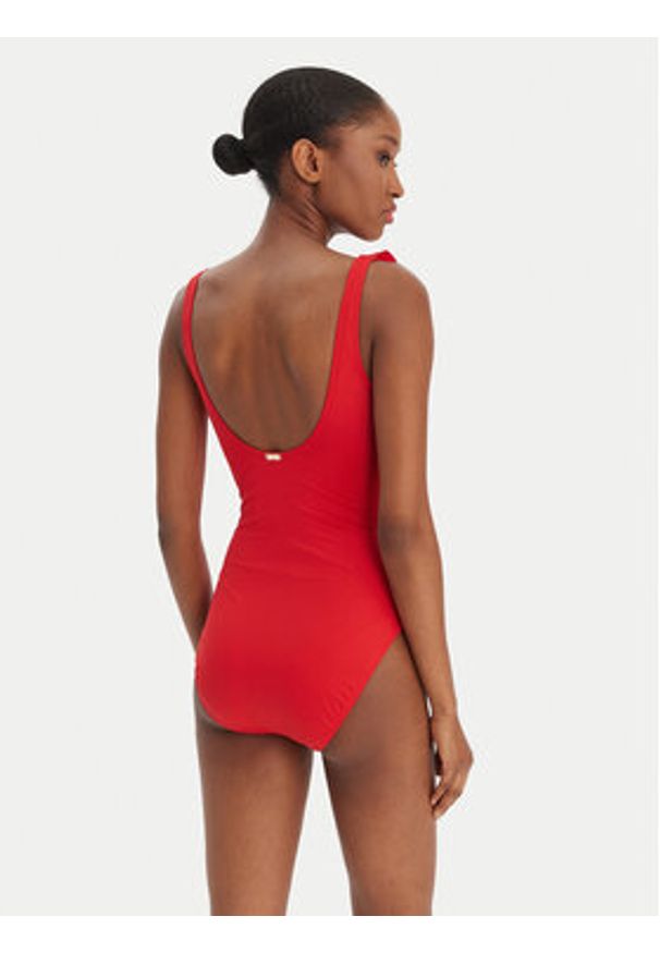 Lauren Ralph Lauren - LAUREN RALPH LAUREN Strój kąpielowy 20601010 Czerwony. Kolor: czerwony. Materiał: syntetyk