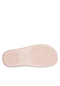 Crocs Klapki Getaway Platform H-Strap 209409 Écru. Kolor: kremowy. Obcas: na platformie #5